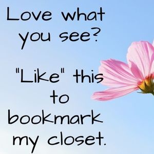Like This Listing to Bookmark My Closet